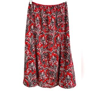 Knee length Polyester skirt .